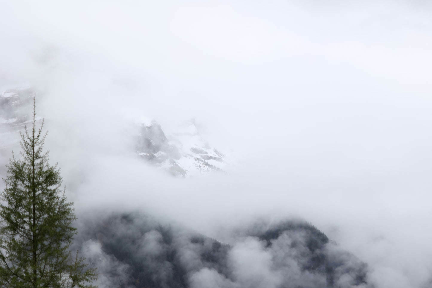 Misty mountains